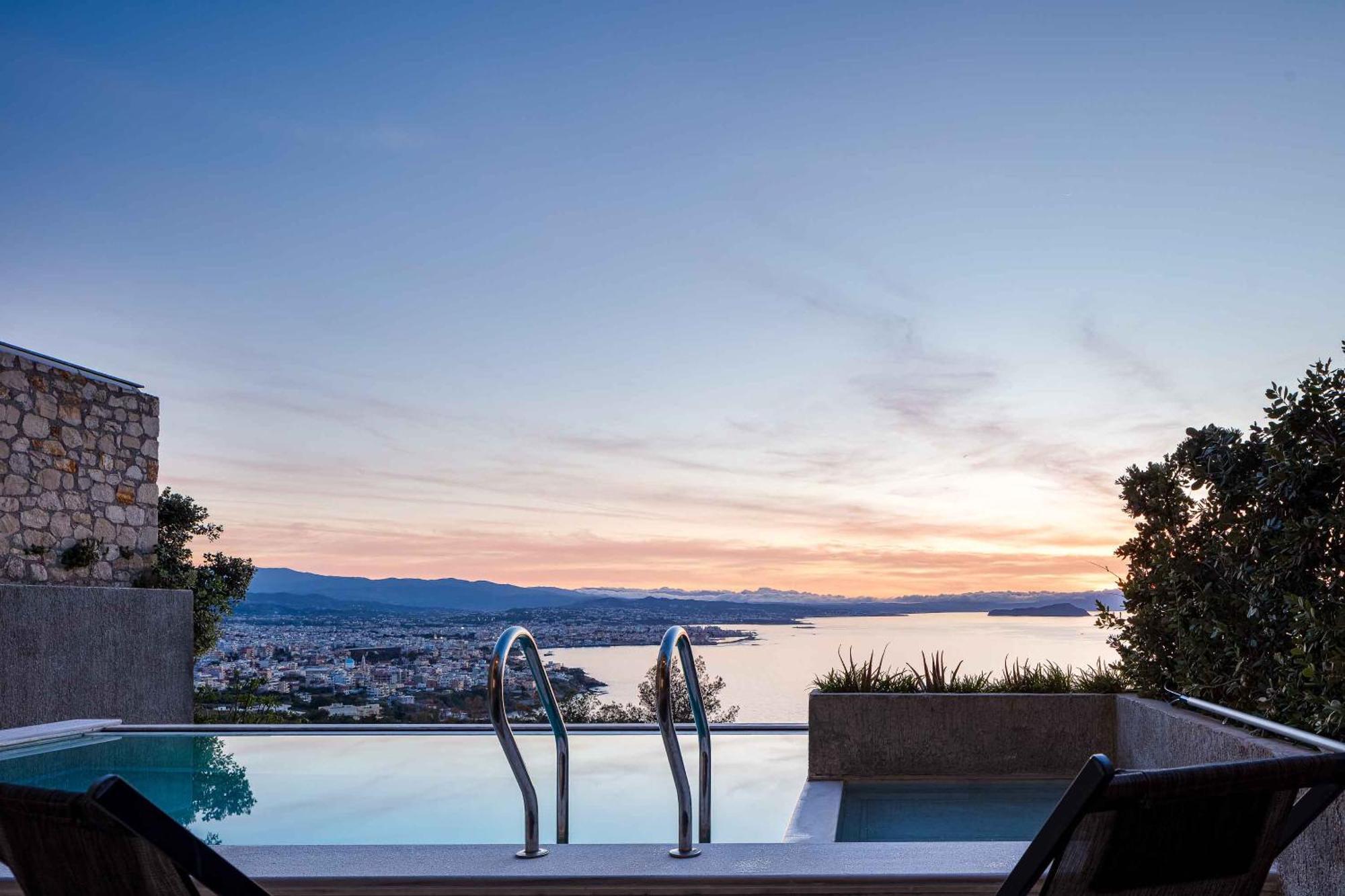 Omnia Luxury Villas - "Heated" Pools & Breathtaking Seaviews! Hanya Dış mekan fotoğraf