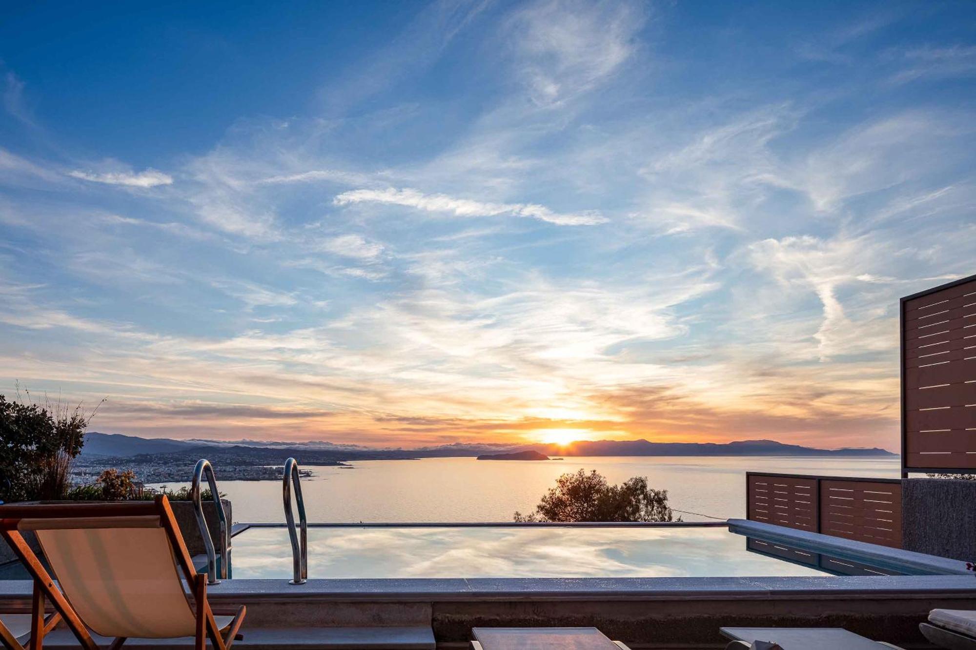 Omnia Luxury Villas - "Heated" Pools & Breathtaking Seaviews! Hanya Dış mekan fotoğraf
