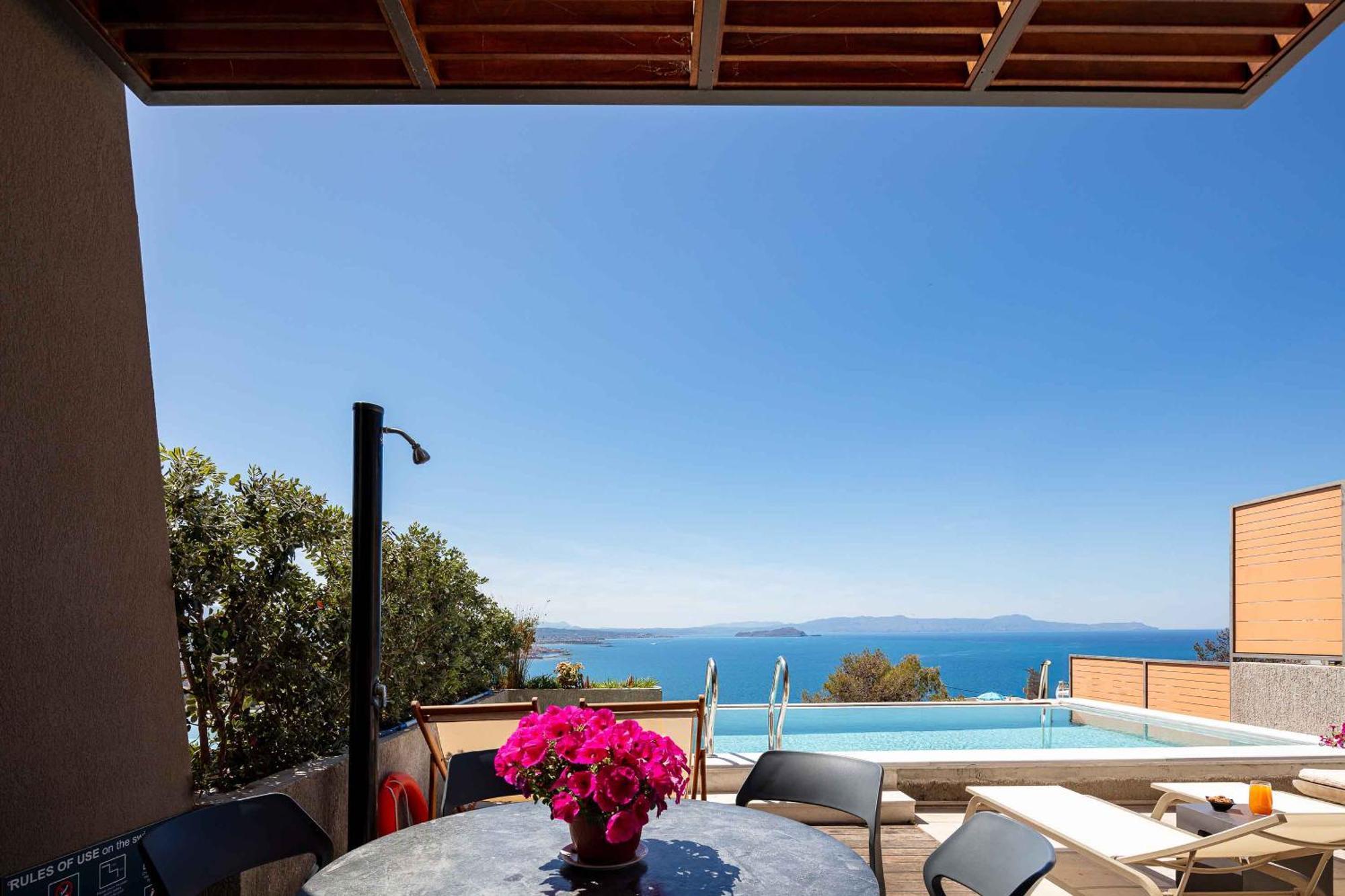 Omnia Luxury Villas - "Heated" Pools & Breathtaking Seaviews! Hanya Oda fotoğraf
